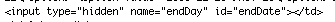 Hidden endDay variable in the Google Checkout form The hidden endDay variable, just begging to b used!