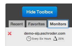 monitors in your toolbox